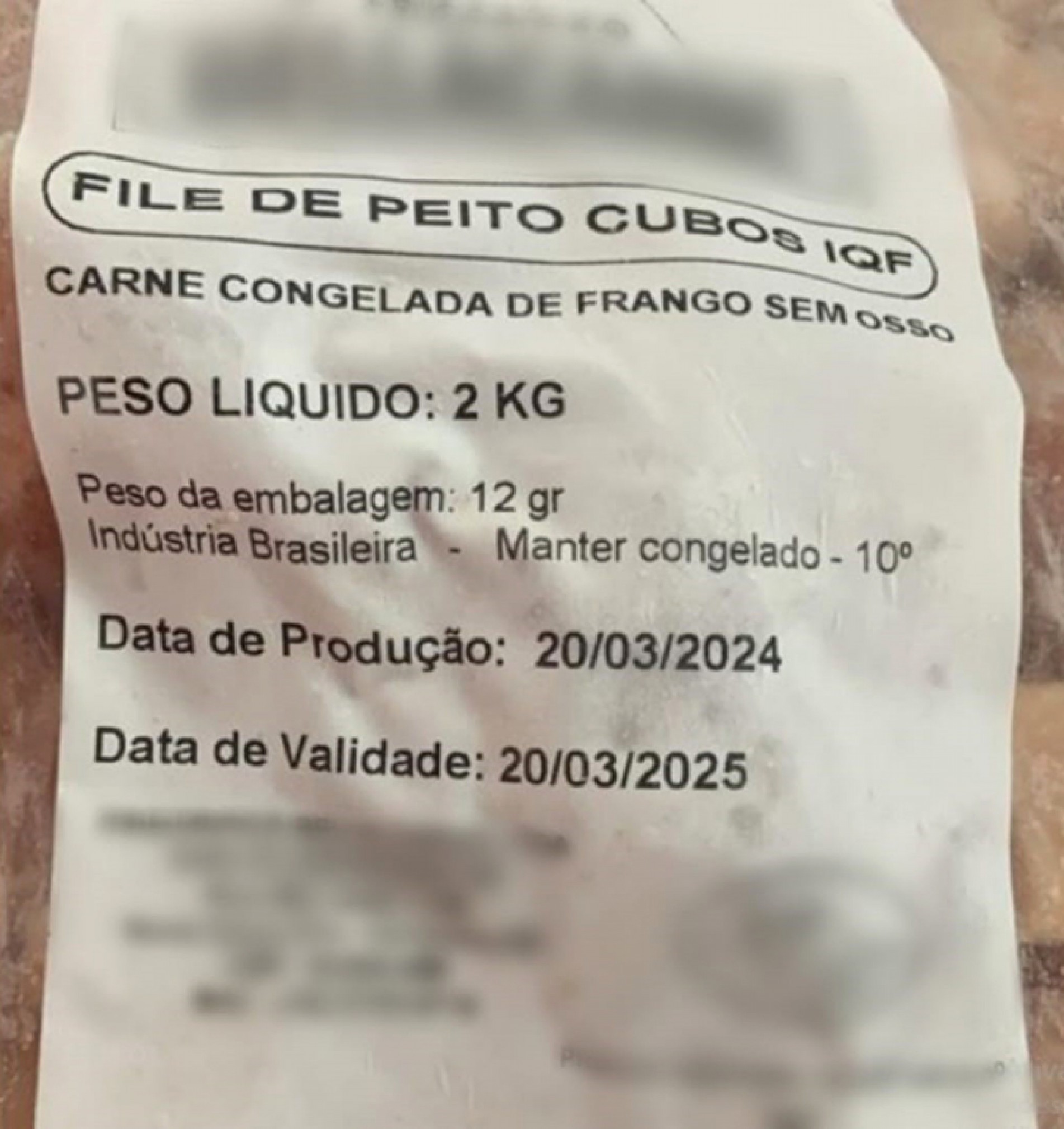 Rótulo do produto teria uma numeração já cancelada de outra empresa, segundo o MP