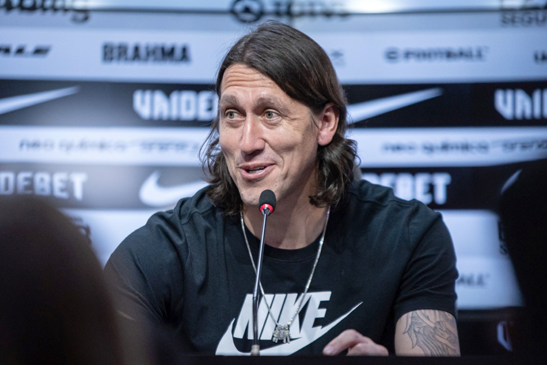 Goleiro deu entrevista coletiva e se despediu oficialmente
