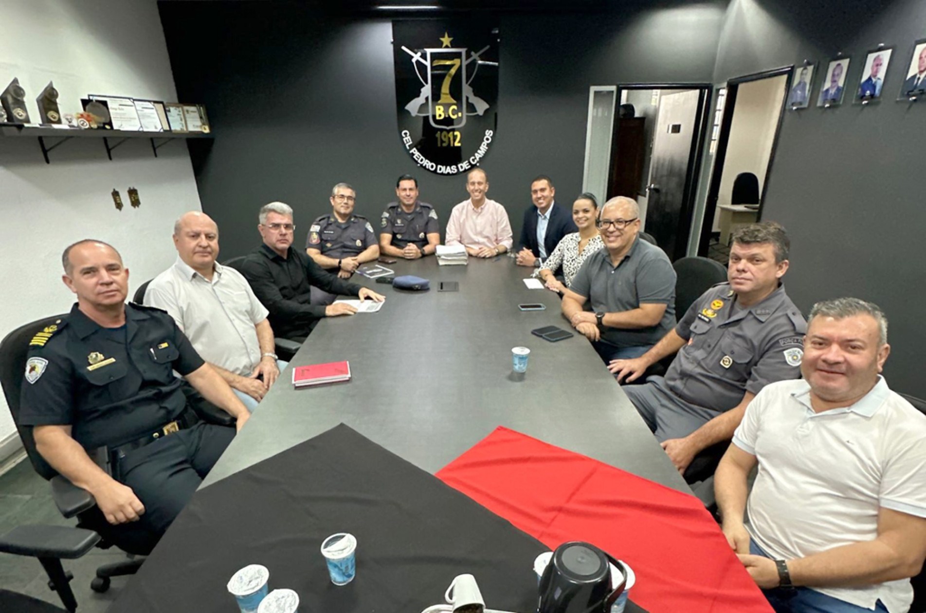 Autoridades se reuniram ontem para anunciar o novo batalhão da Polícia Militar na cidade
