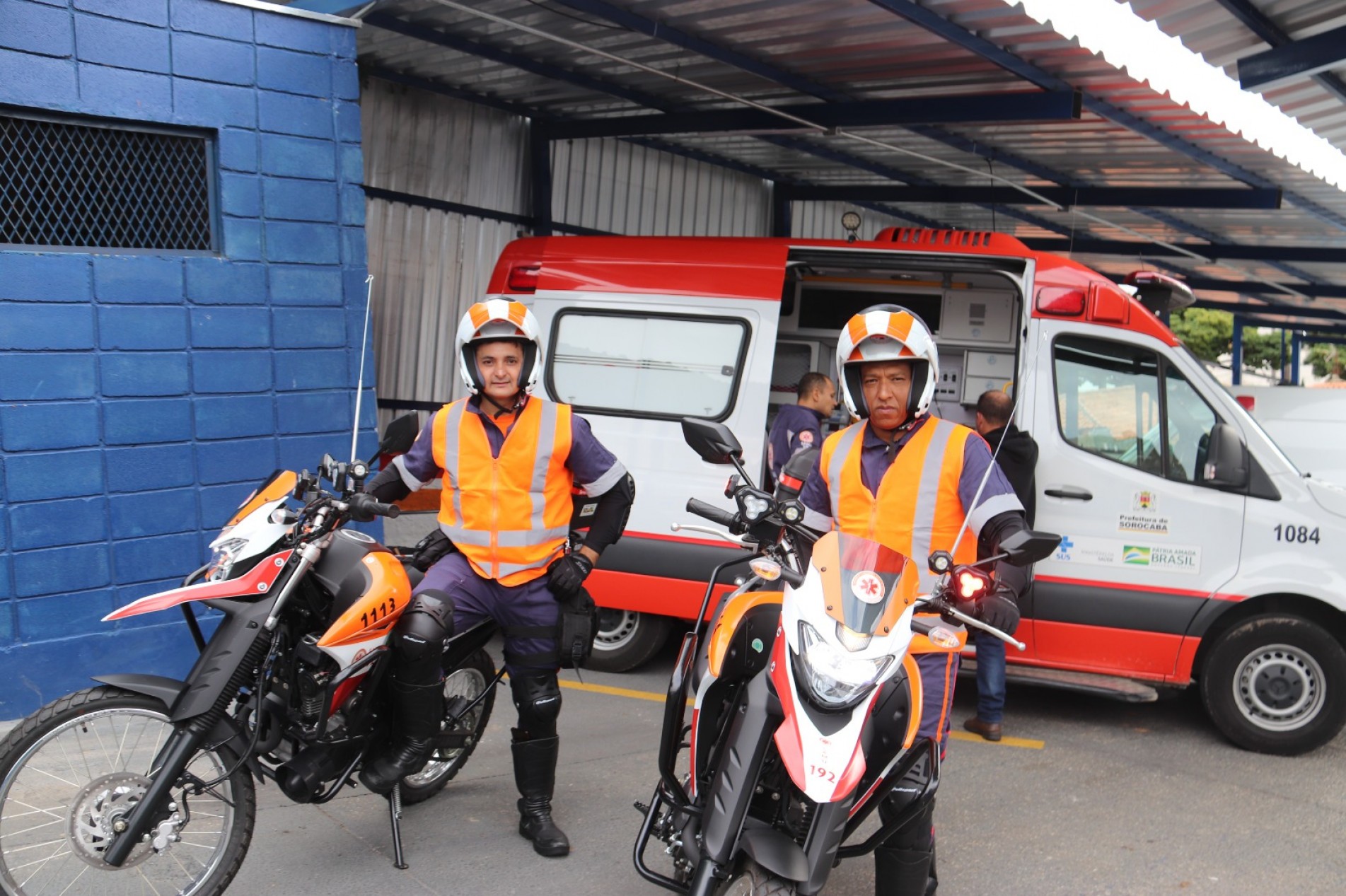 As motos podem agilizar o atendimento em algumas situações específicas 