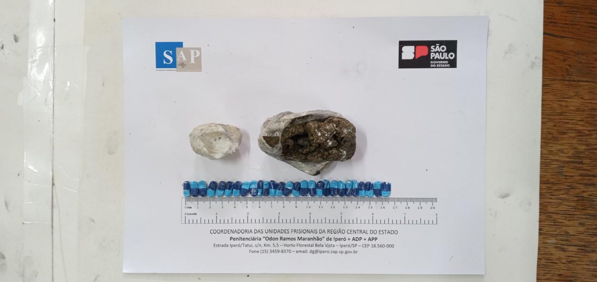 Drogas foram apreendidas