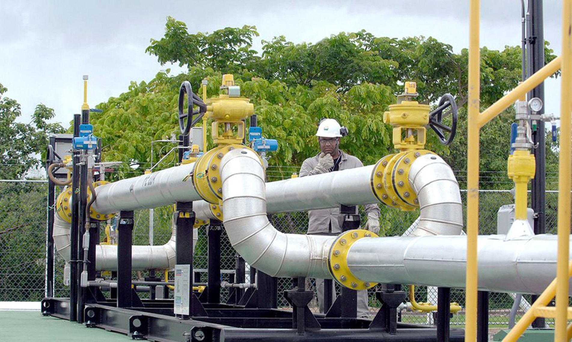Gasoduto transporta o combustível da Bolívia para o Brasil
