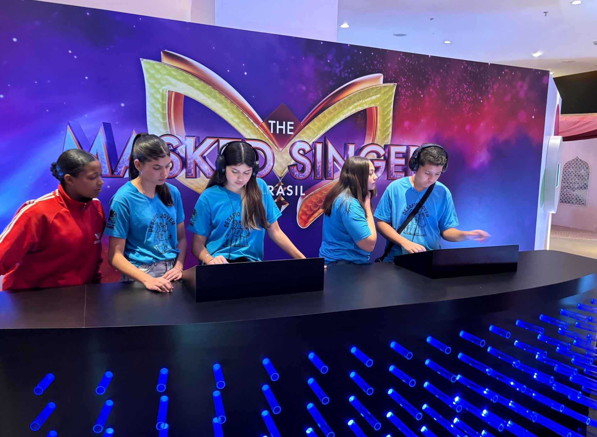 Os jovens participaram de diversas atividades