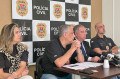 Coletiva realizada hoje teve participa&ccedil;&atilde;o dos Delegados de Pol&iacute;cia M&aacute;rio Ayres e Bas&iacute;lio C&eacute;sar Cassar - Divulga&ccedil;&atilde;o/Pol&iacute;cia Civil