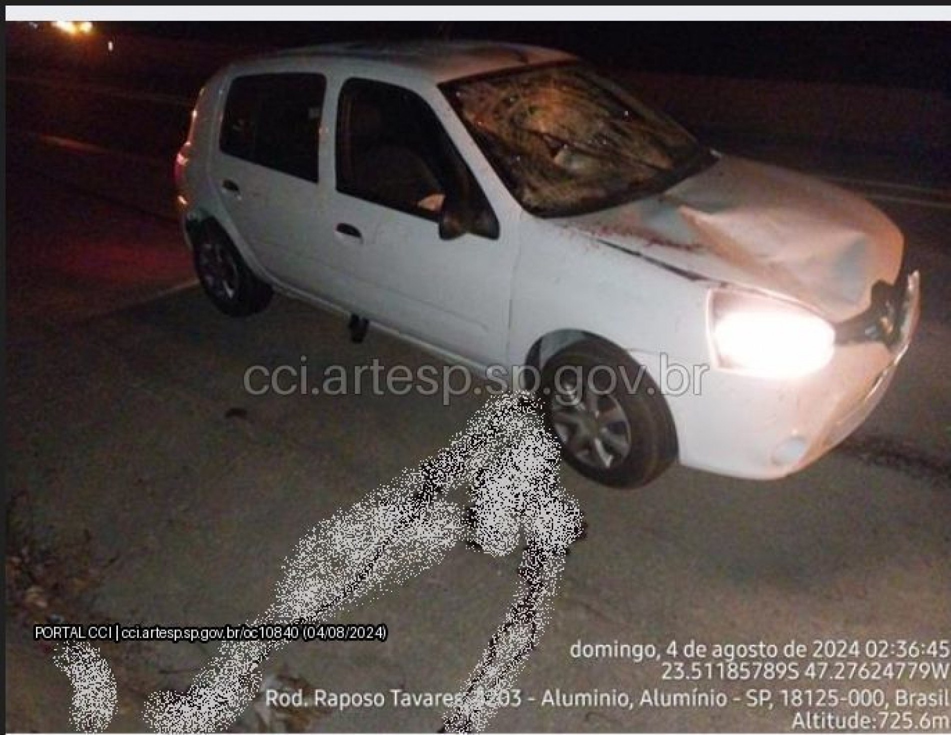 Em Alumínio, a vítima ficou embaixo do veículo depois de ser atropelada