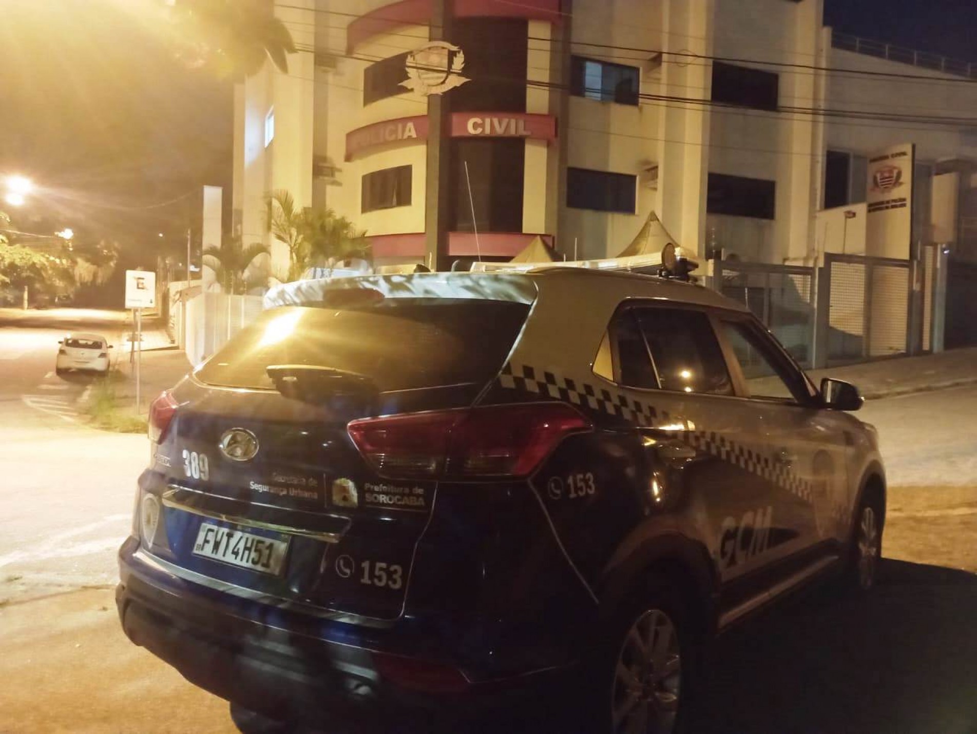 Ele ficou a disposição da Justiça