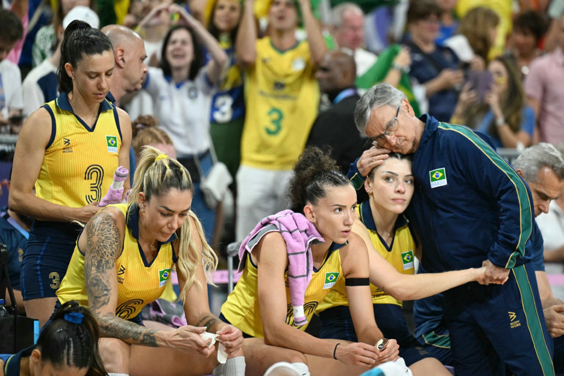 Brasil vai para a disputa da medalha de bronze amanhã 
