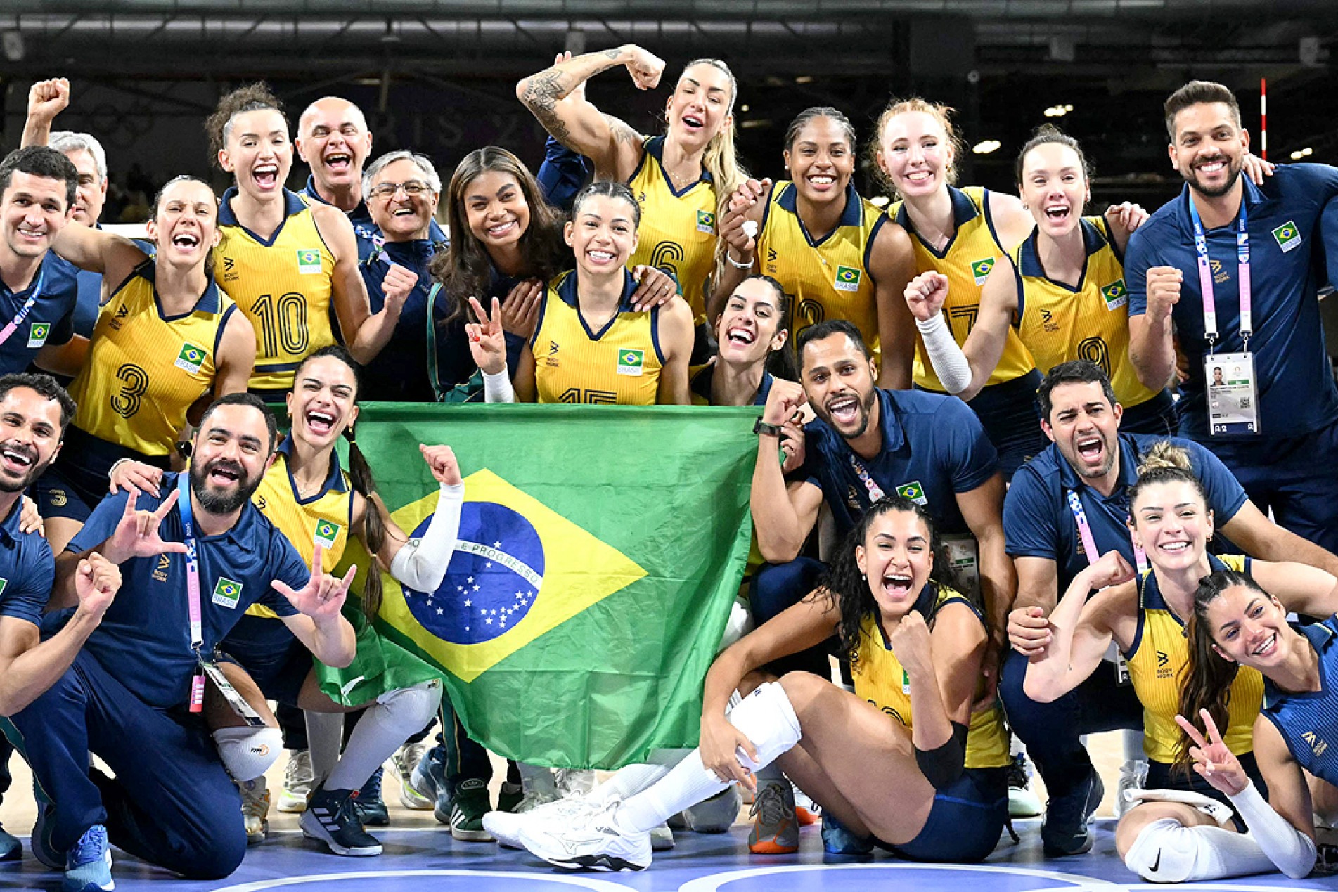 Seleção feminina venceu a partida por 3 sets a 1
