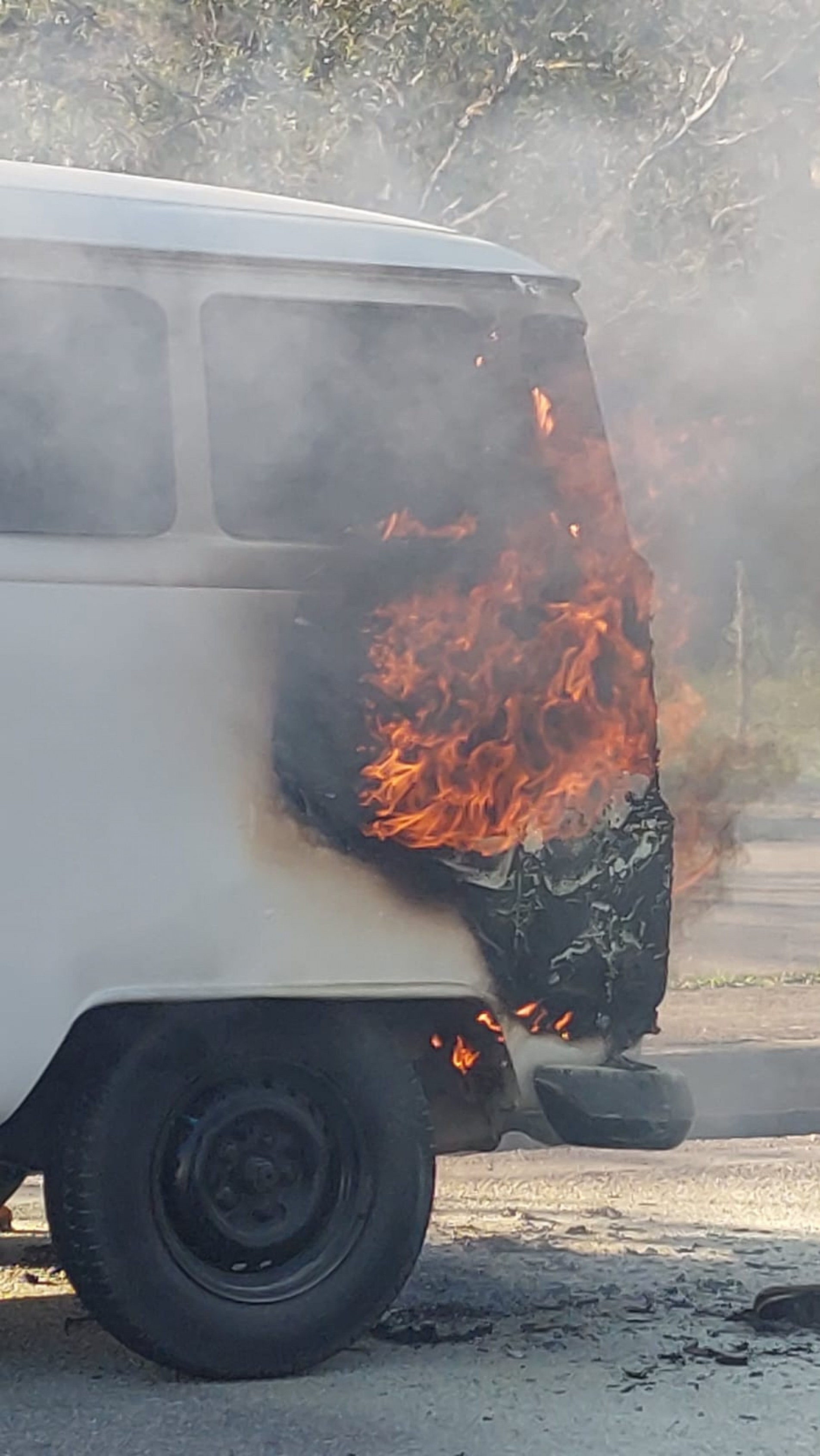 A ocorr&ecirc;ncia aconteceu no quil&ocirc;metro 99