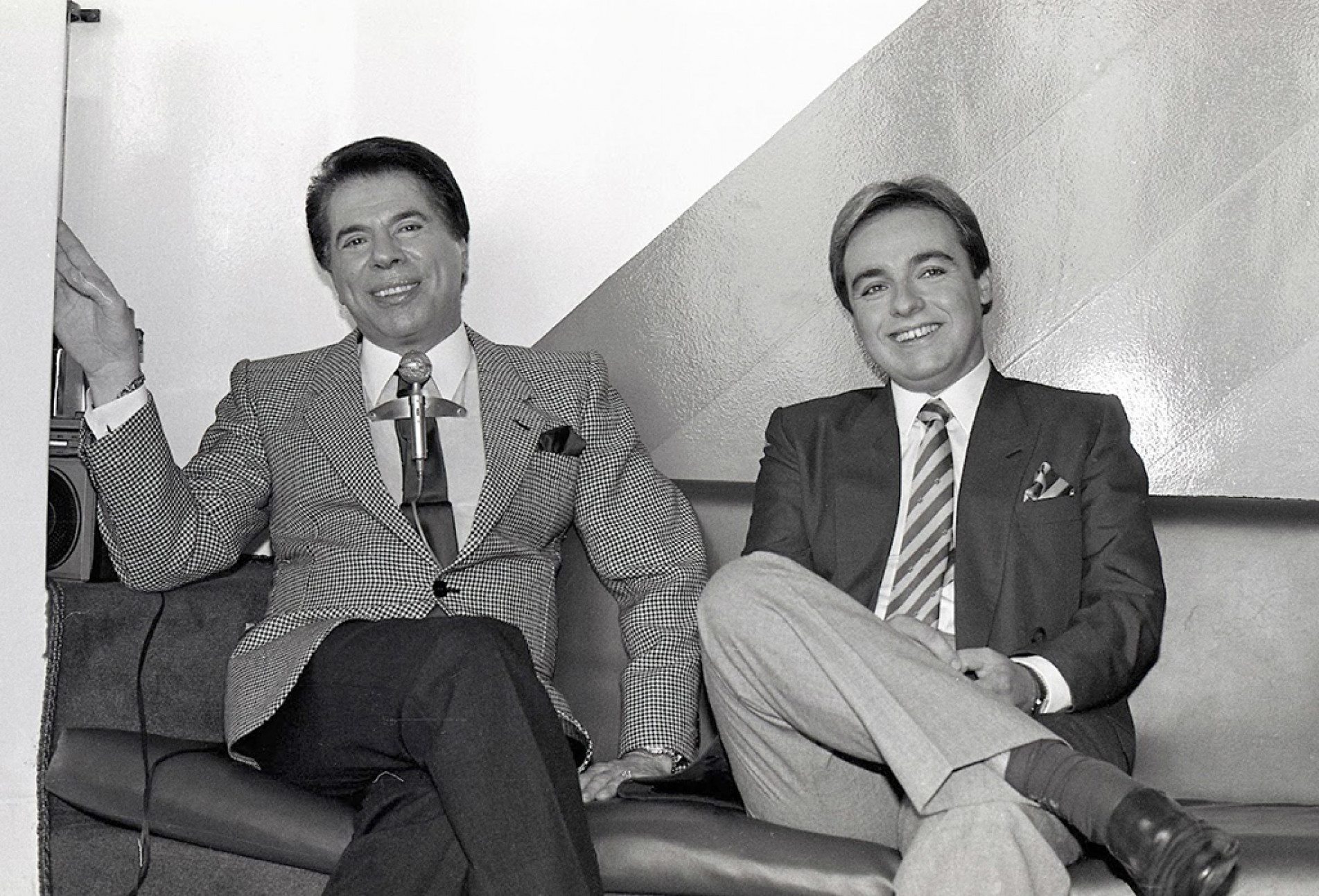 Silvio e Gugu, nomes que marcaram a TV brasileira
