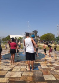 O domingo foi de muito sol e diversão