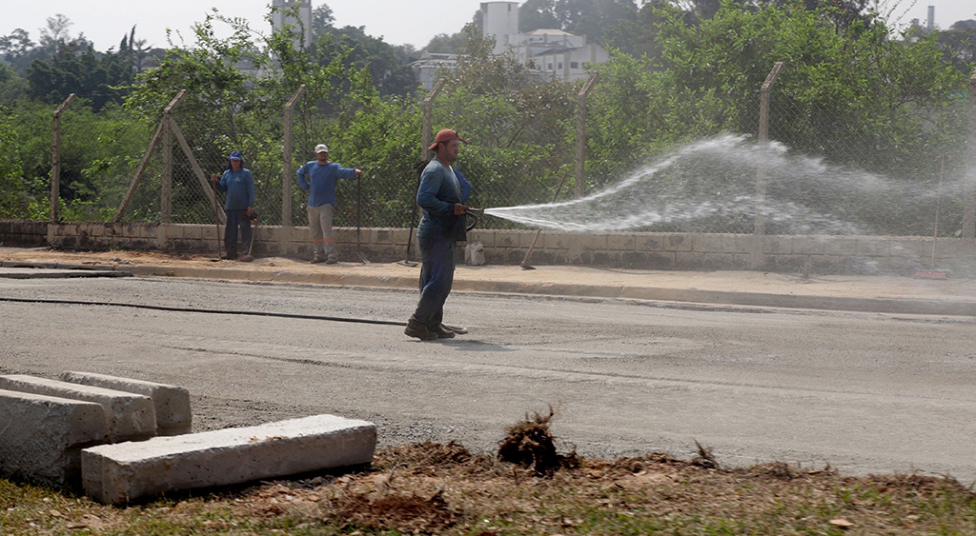 Local estava em obras desde 2ª feira
