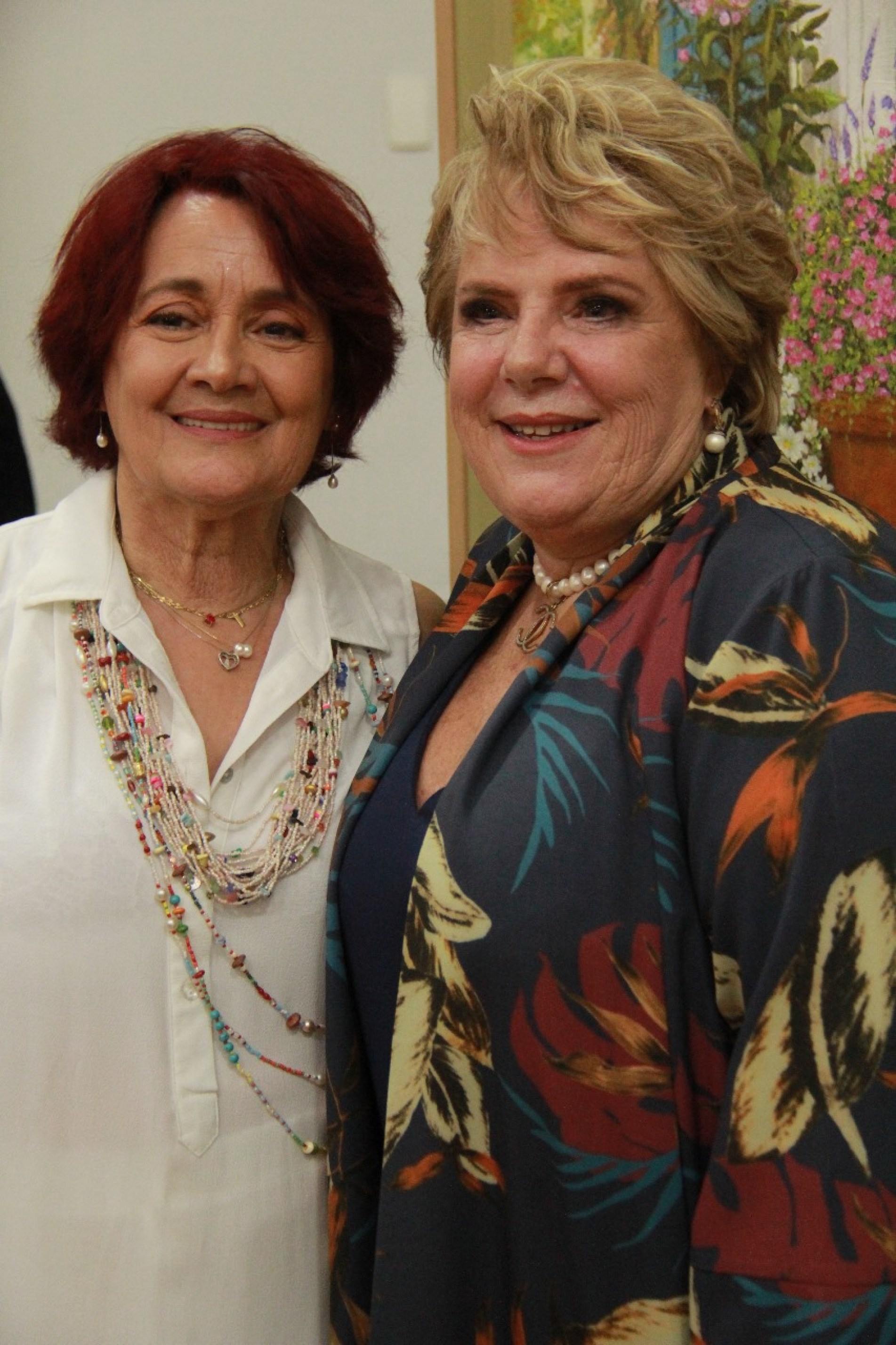 Cecília Bismara e Cristina Soeiro. Abertura da exposição 