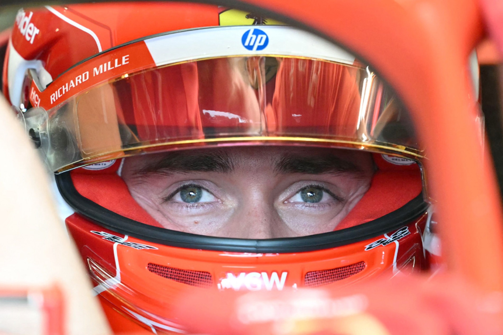 Leclerc, da Ferrari, conquistou a 4ª pole consecutiva em Baku 