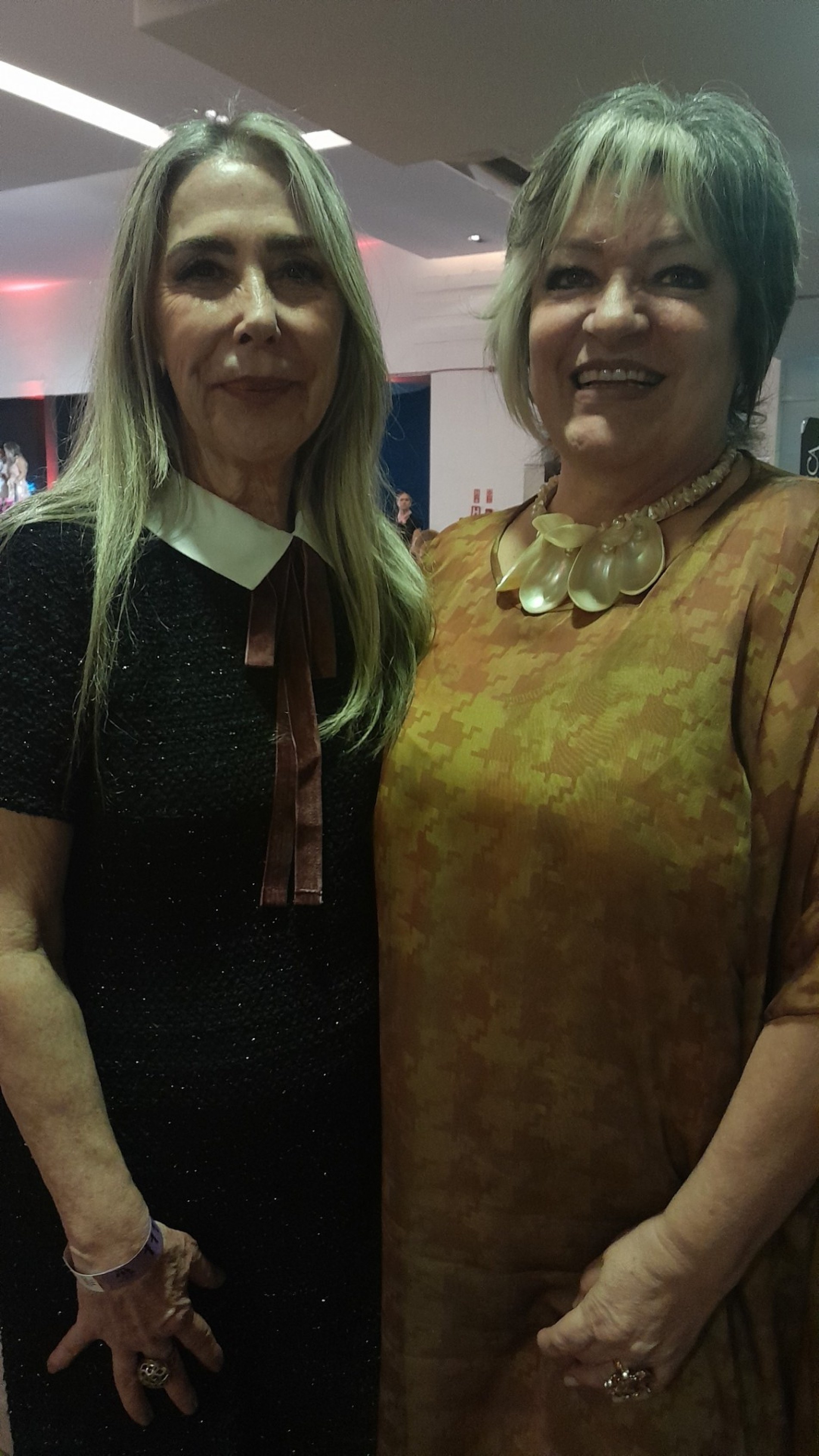 Sílvia Matilde Paschoal (presidente do Cim Mulher) e Cintia de Almeida (diretora 
 e fundadora da instituição)