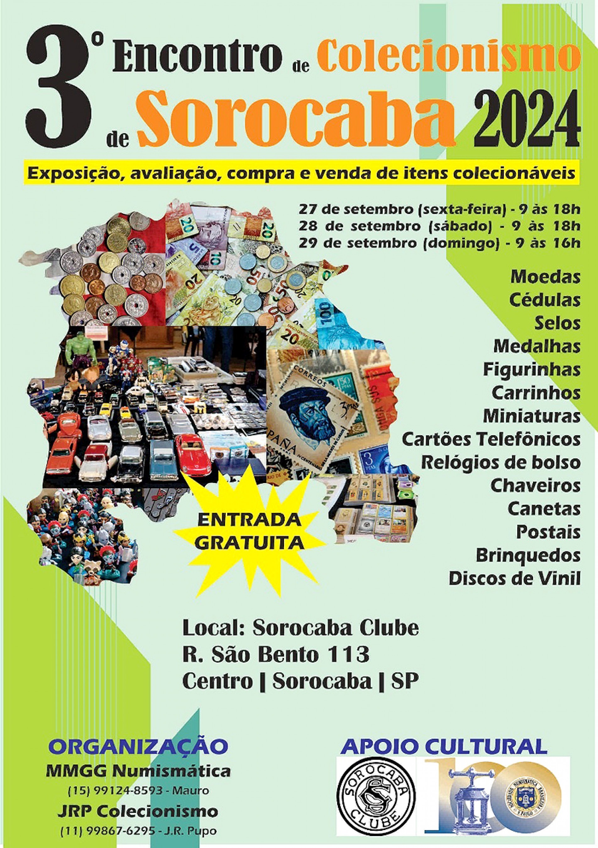 Evento acontece na sexta, sábado e domingo no Sorocaba Clube
