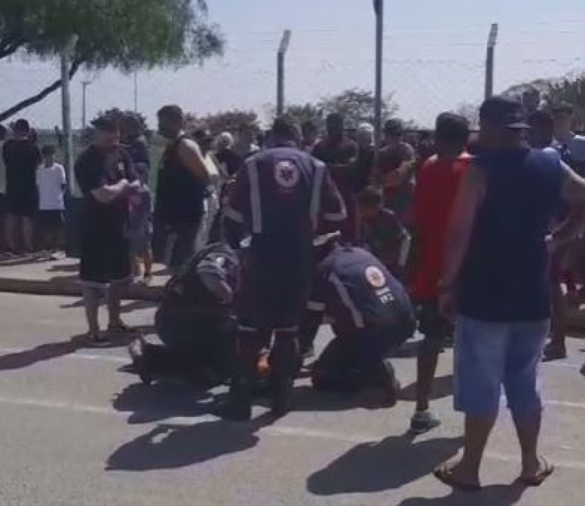 O Samu foi acionado e prestou o primeiro atendimento 