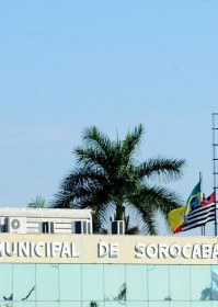 Fachada da Câmara Municipal de Sorocaba, no Alto da Boa Vista