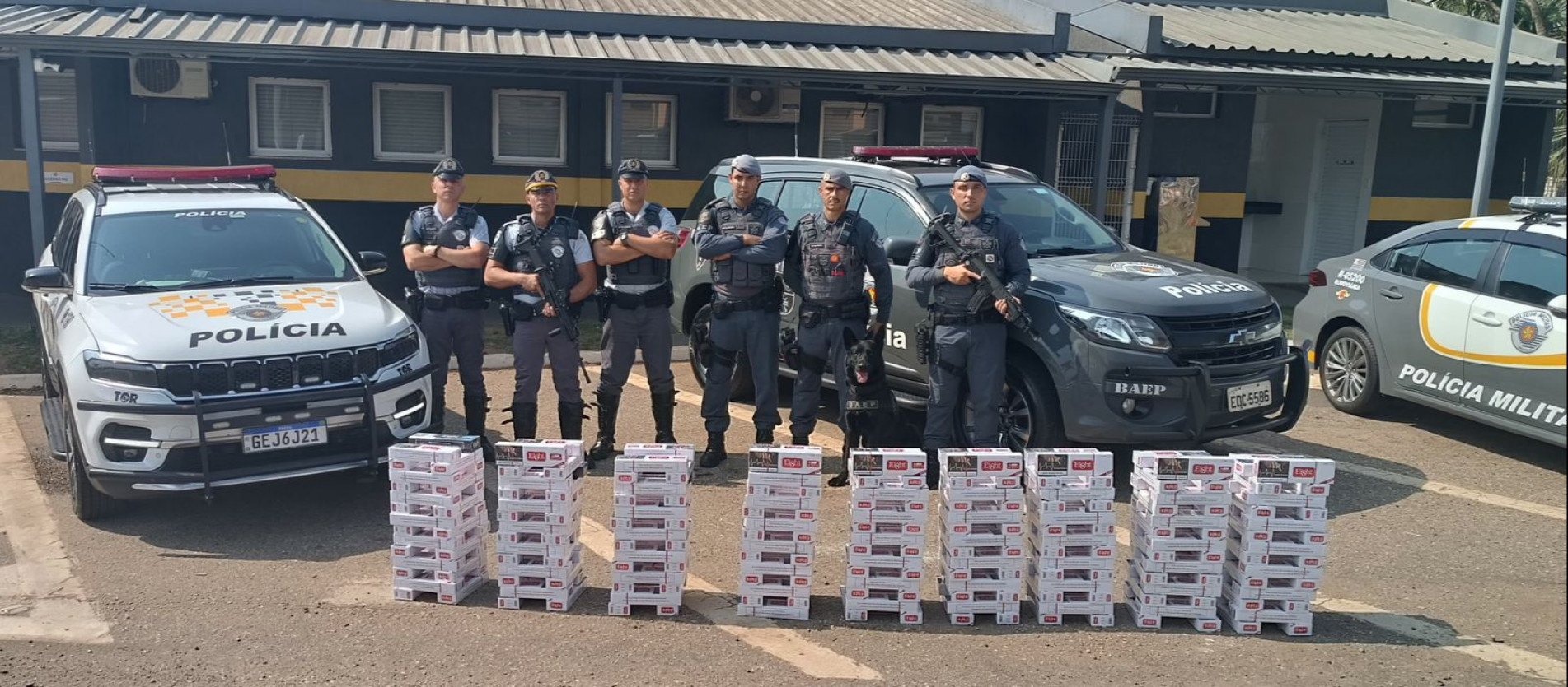 A operação foi conduzida em conjunto com o 14º Batalhão de Ações Especiais de Polícia (Baep)