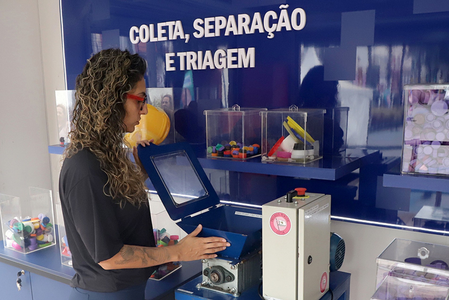 Projeto busca conscientização ambiental 
ensinando os processos da reciclagem