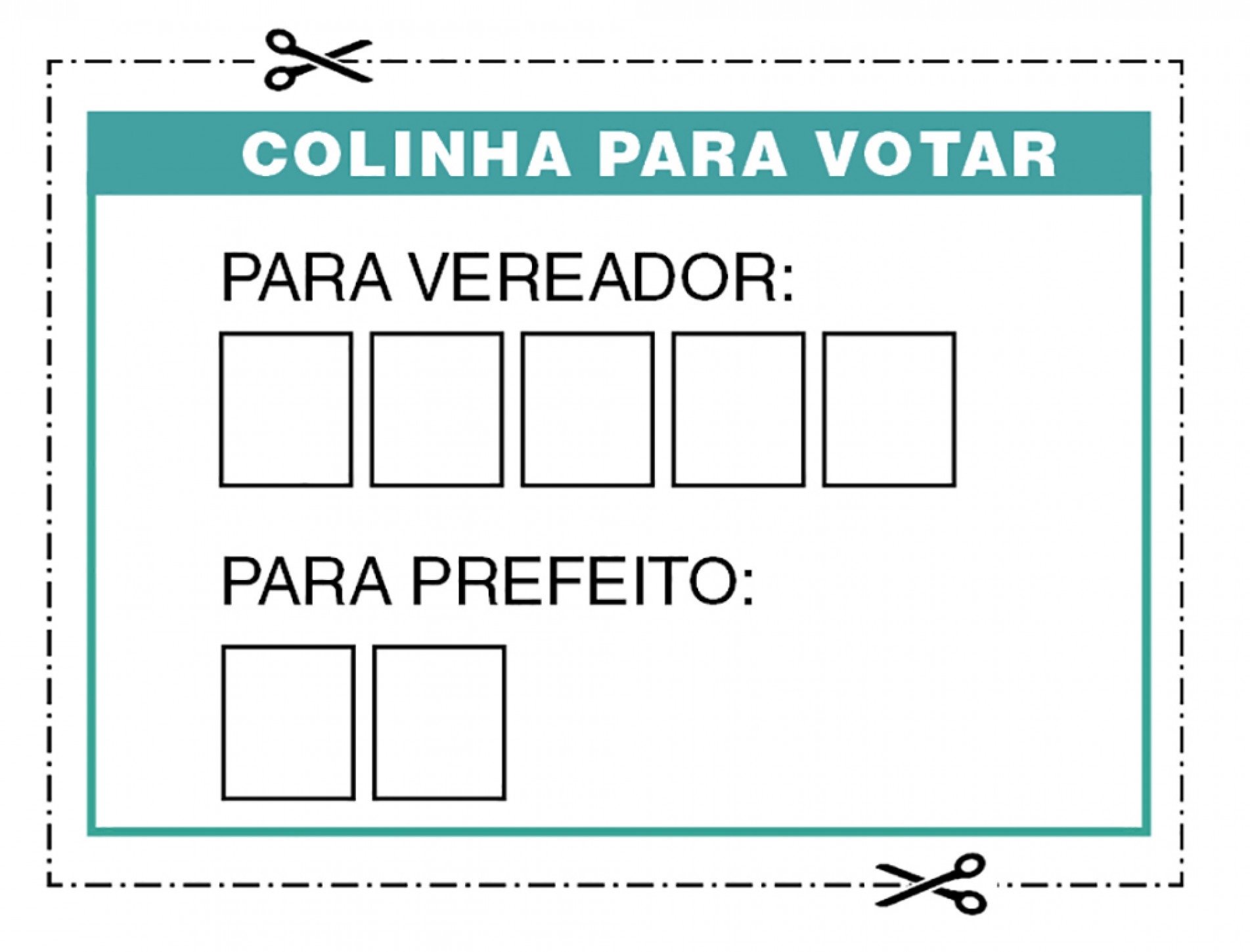 Recorte e preencha a 