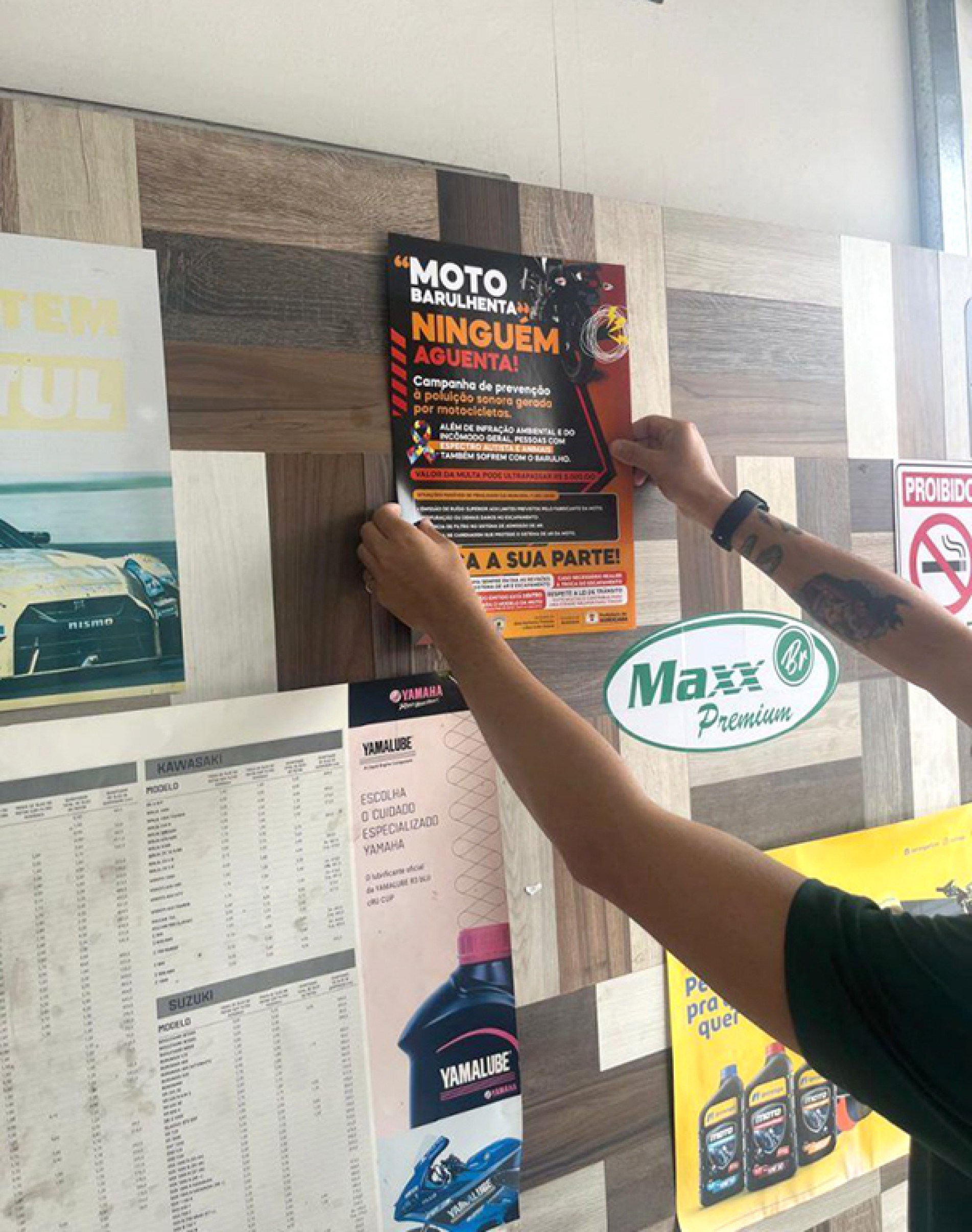 Oficinas mecânicas de motos são visitadas por fiscais
