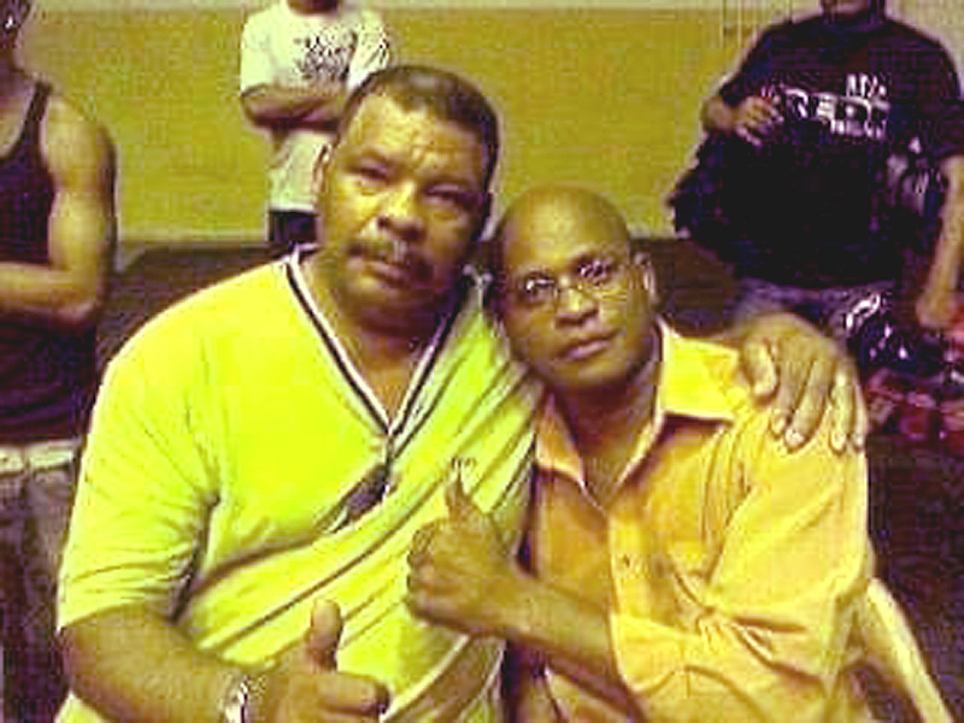 Lucas encontrou-se com Maguila no Ginásio Baby Barioni