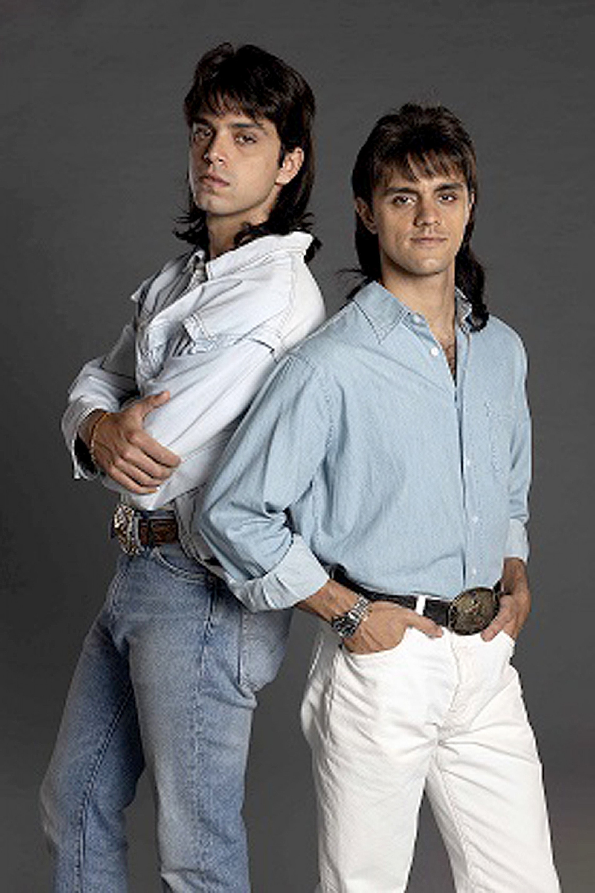 Chitãozinho (Rodrigo 
Simas) e Xororó 
(Felipe Simas) 