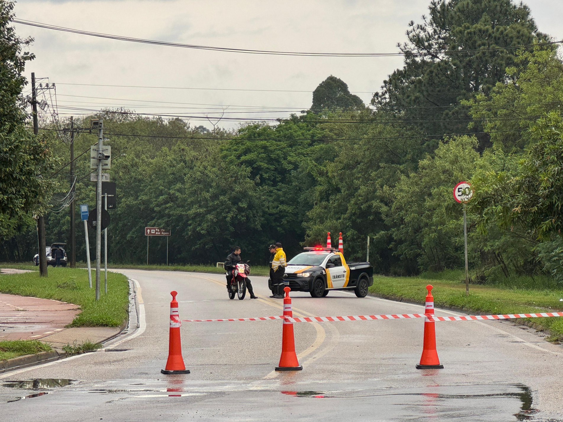 Sempre que chove é comum a região ficar alagada
