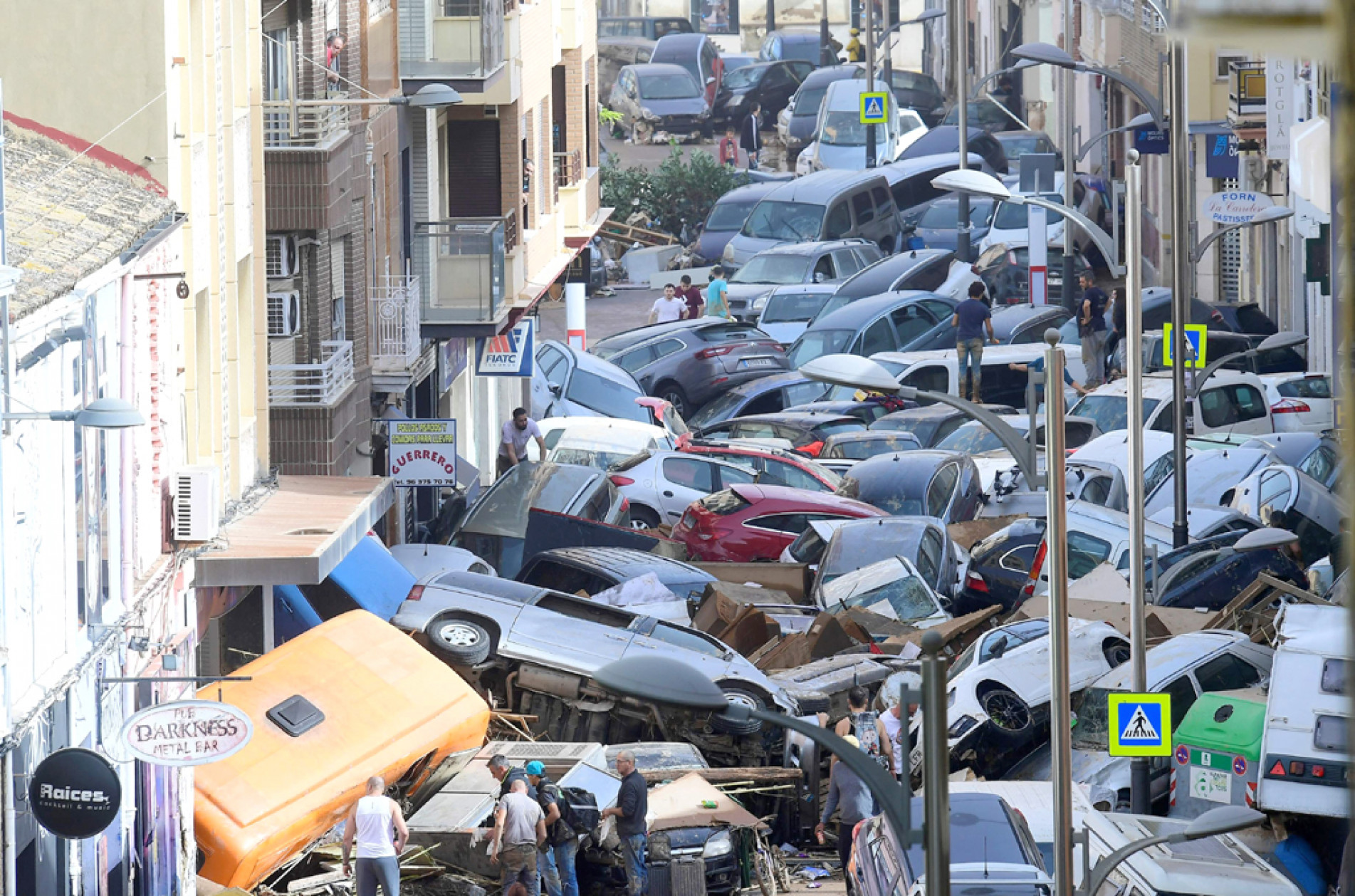 Força da água fez uma 