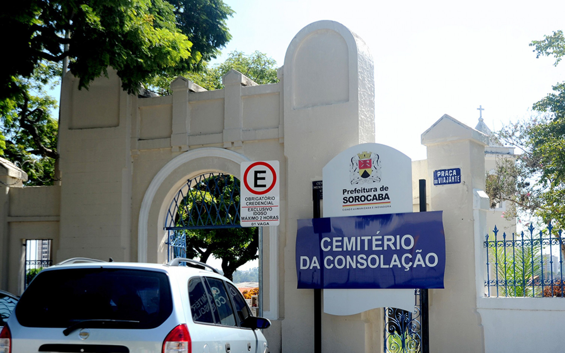 Haverá restrição para estacionar em frente ao Cemitério da Consolação
