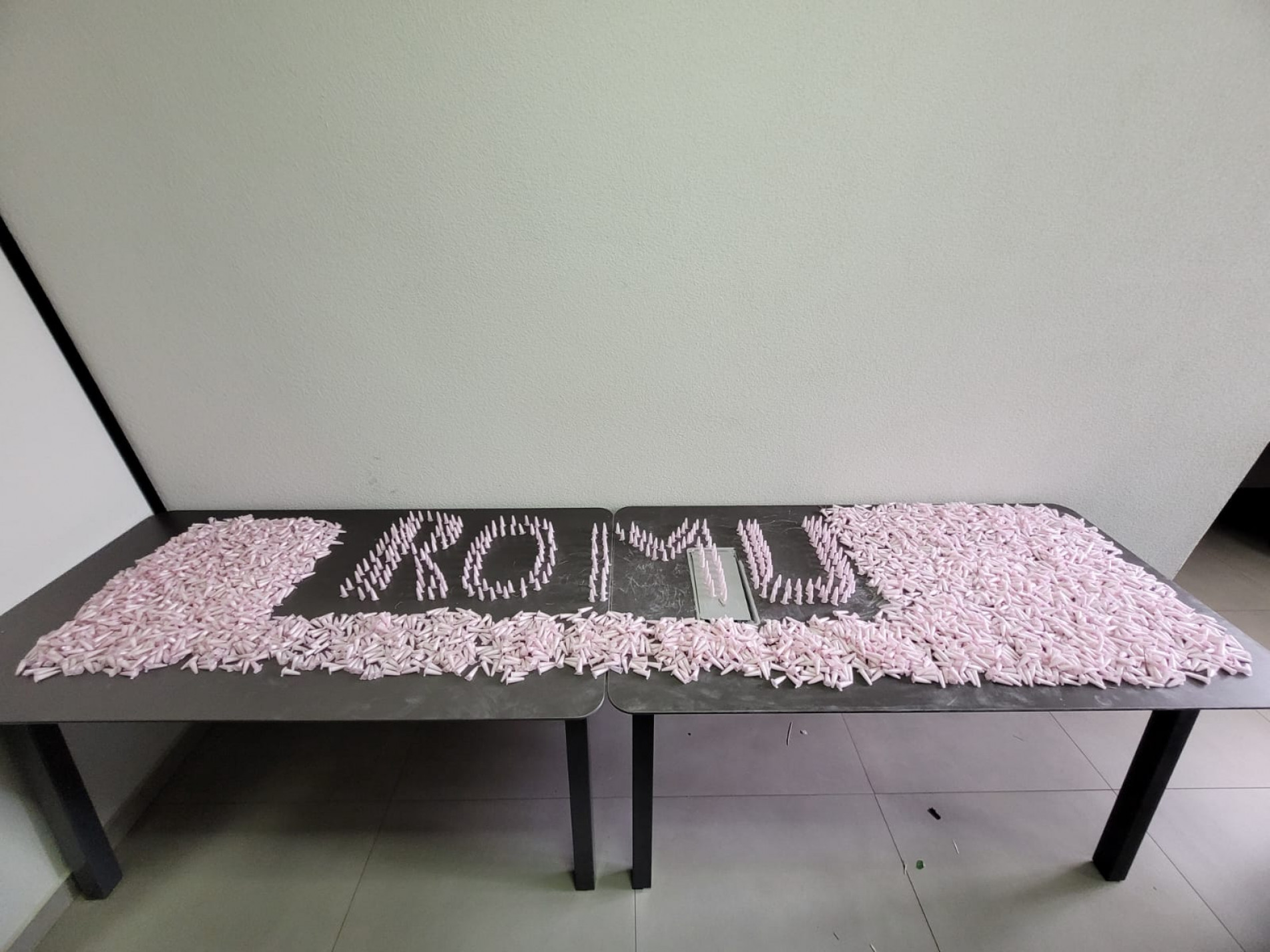 As drogas totalizam mais de 5 quilos de cocaína