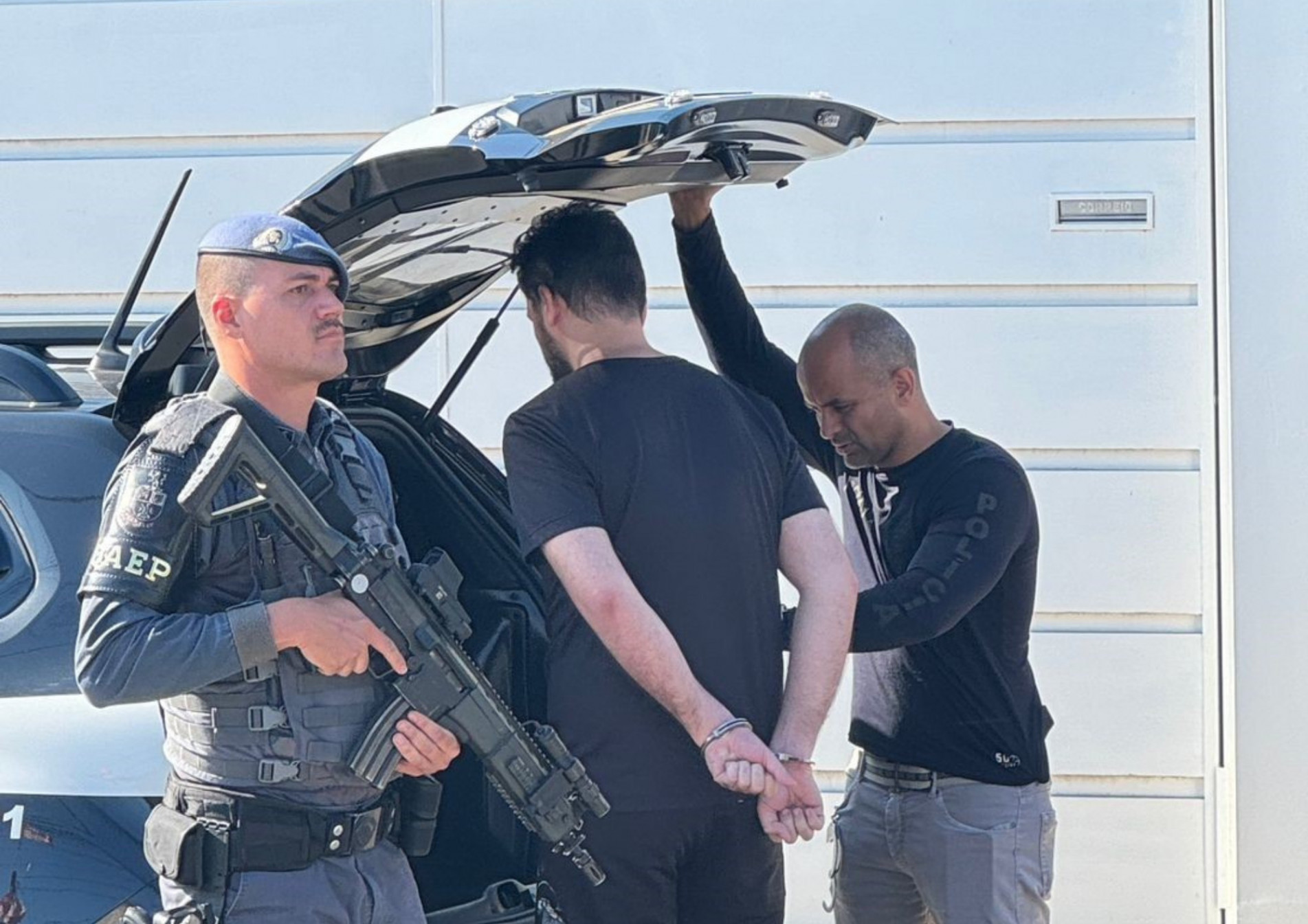 A prisão aconteceu na manhã de quinta-feira (31), no Parque das Laranjeiras