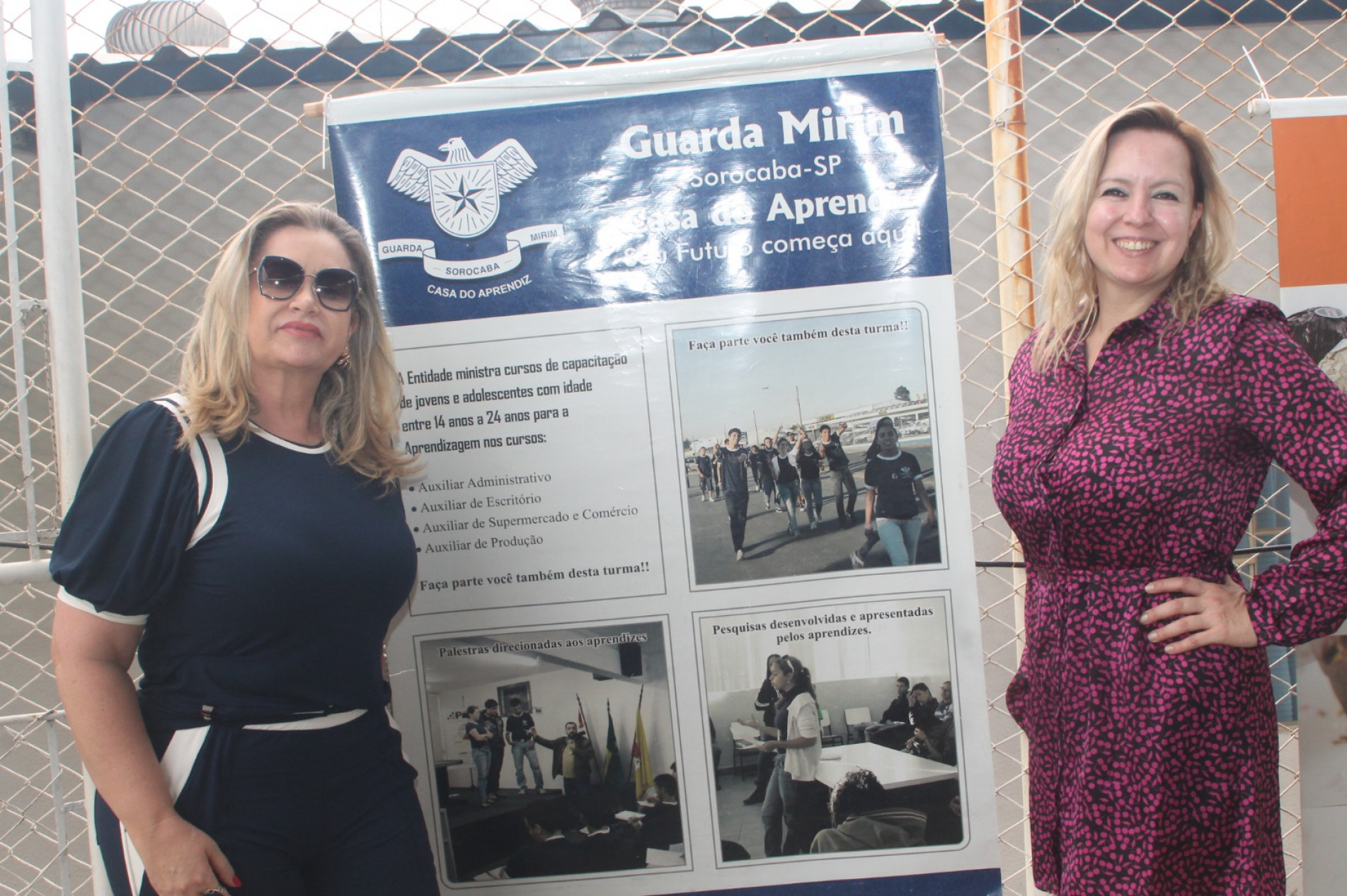 Cristiane Jordão e Marie Cristin Decroix