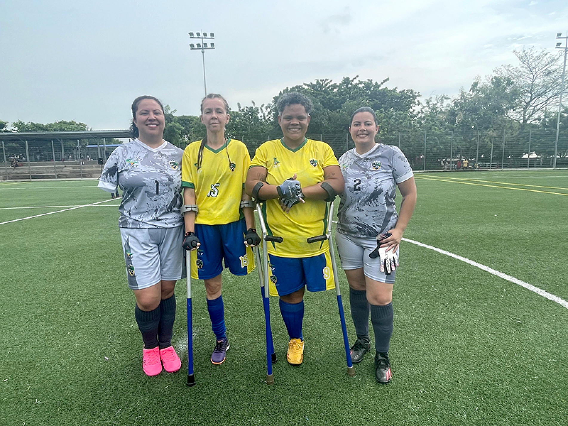 Jussara, Alessandra,  Viviane e Letícia são da Asda: 9º lugar no Mundial
