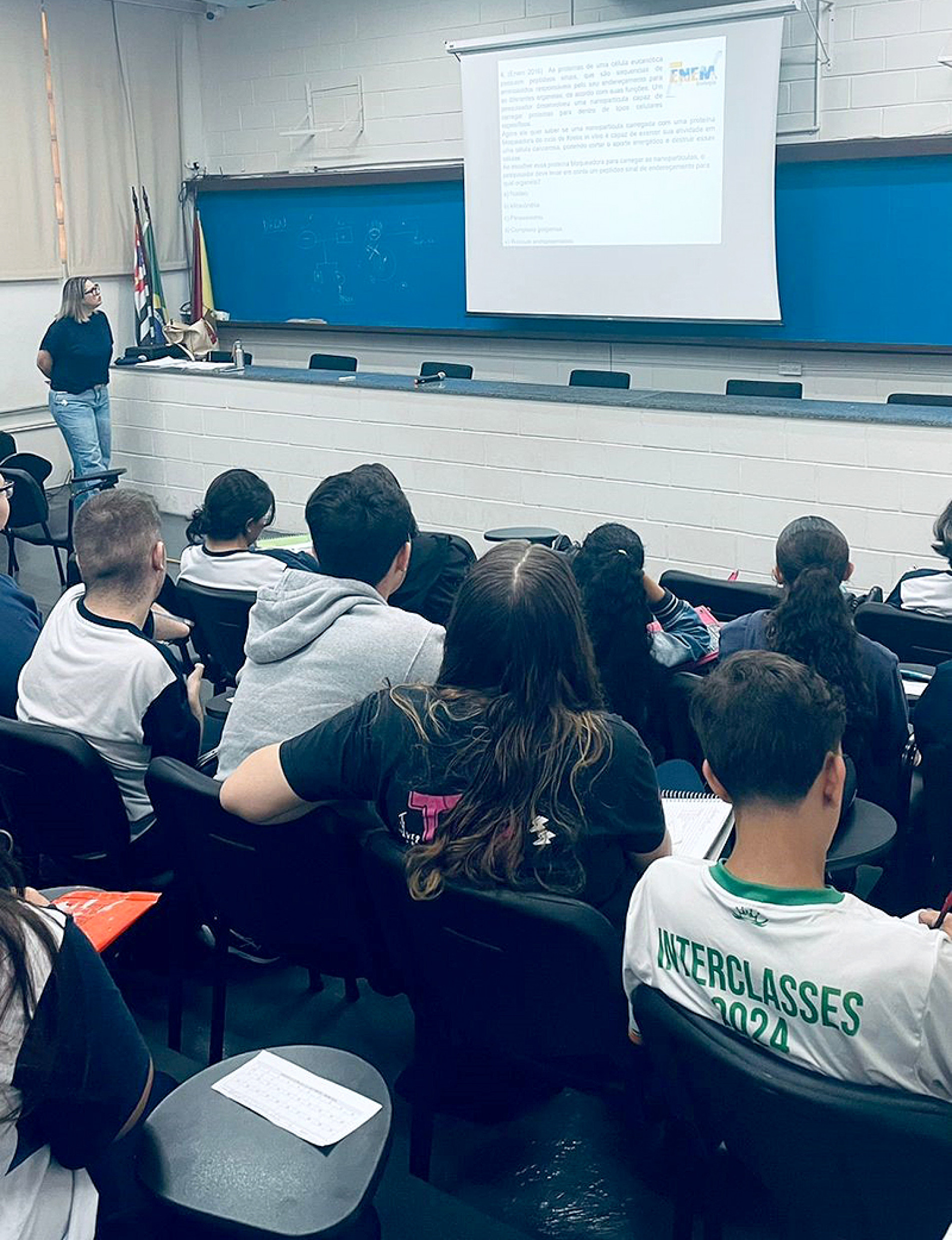 Central do Enem permitiu uma integração entre diferentes áreas de conhecimento
