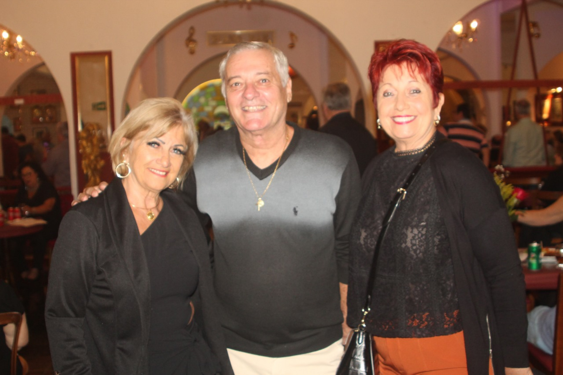 Mirtes Lemes, Modesto A. Junior e Margarete Andrade