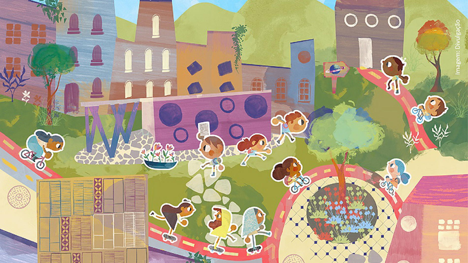 Uma cidade imersa em arte
