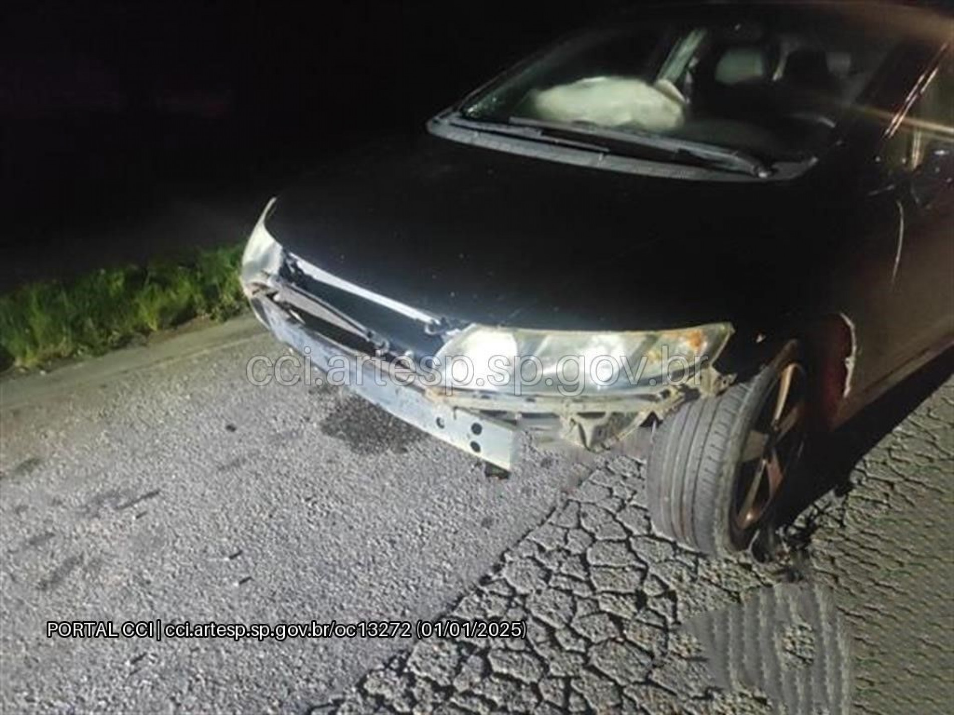 Carro atinge cavalo na Rodovia Raposo Tavares (SP-270), km 108, em Sorocaba 