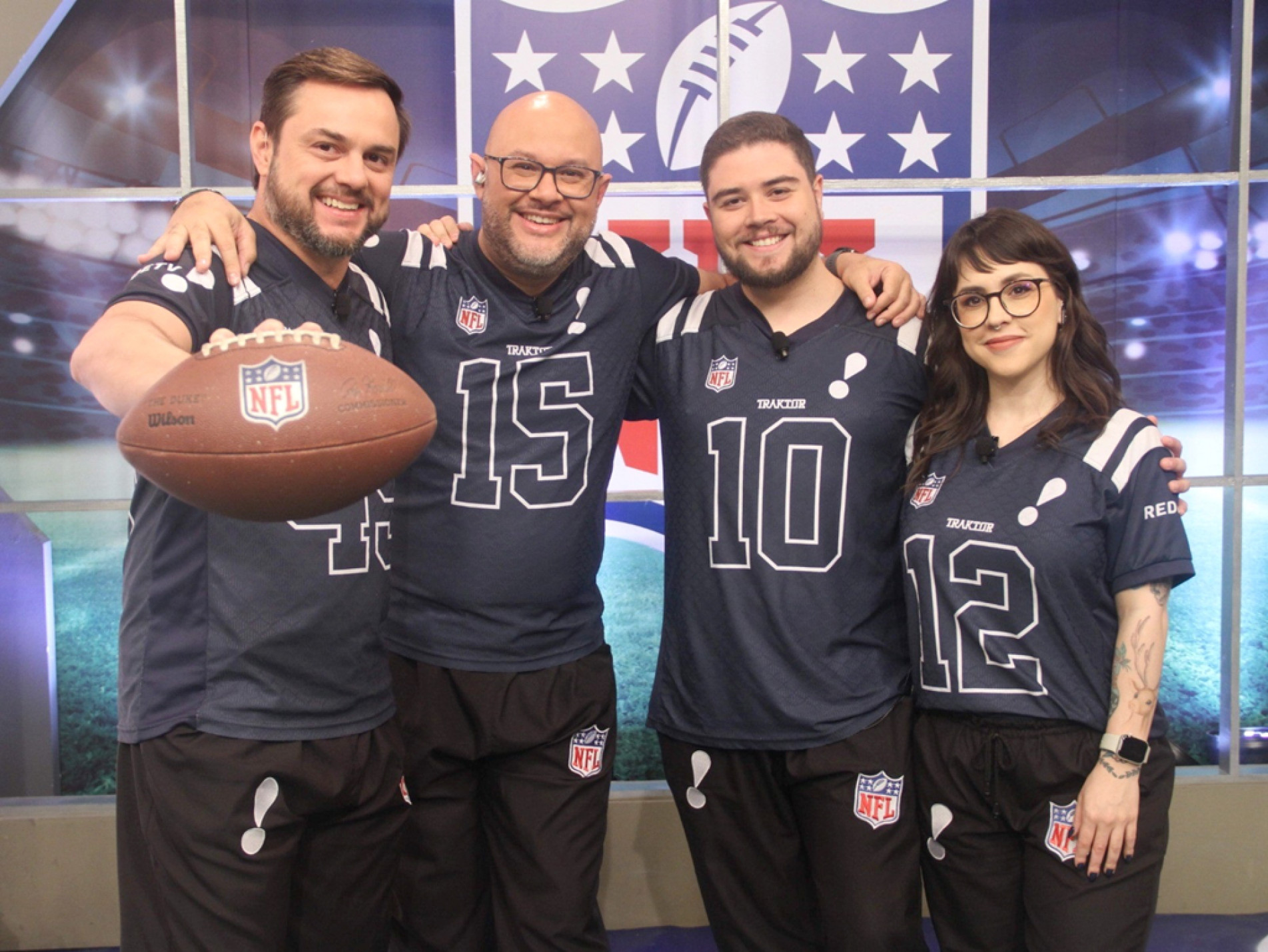 Equipe inicia transmissões da NFL neste fim de semana
