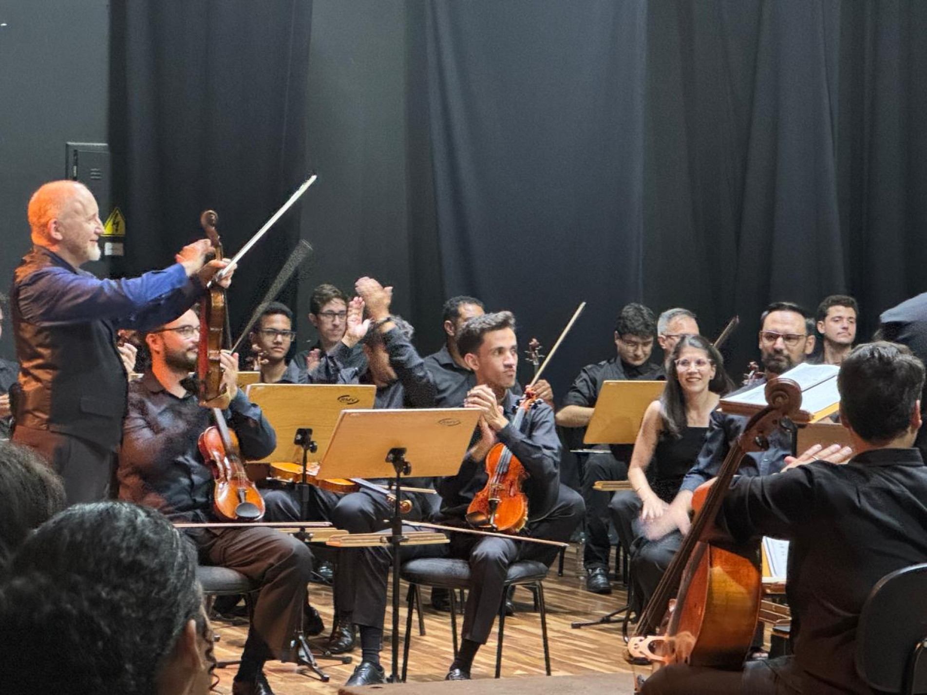 Apresentação de música clássica na Fundec