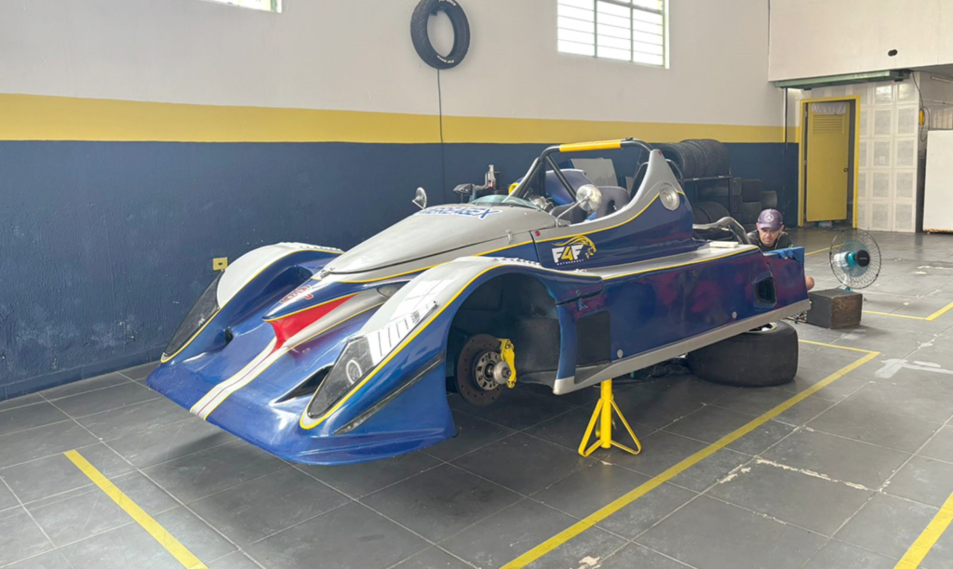 Protótipo  está pronto para a prova que começa amanhã 
