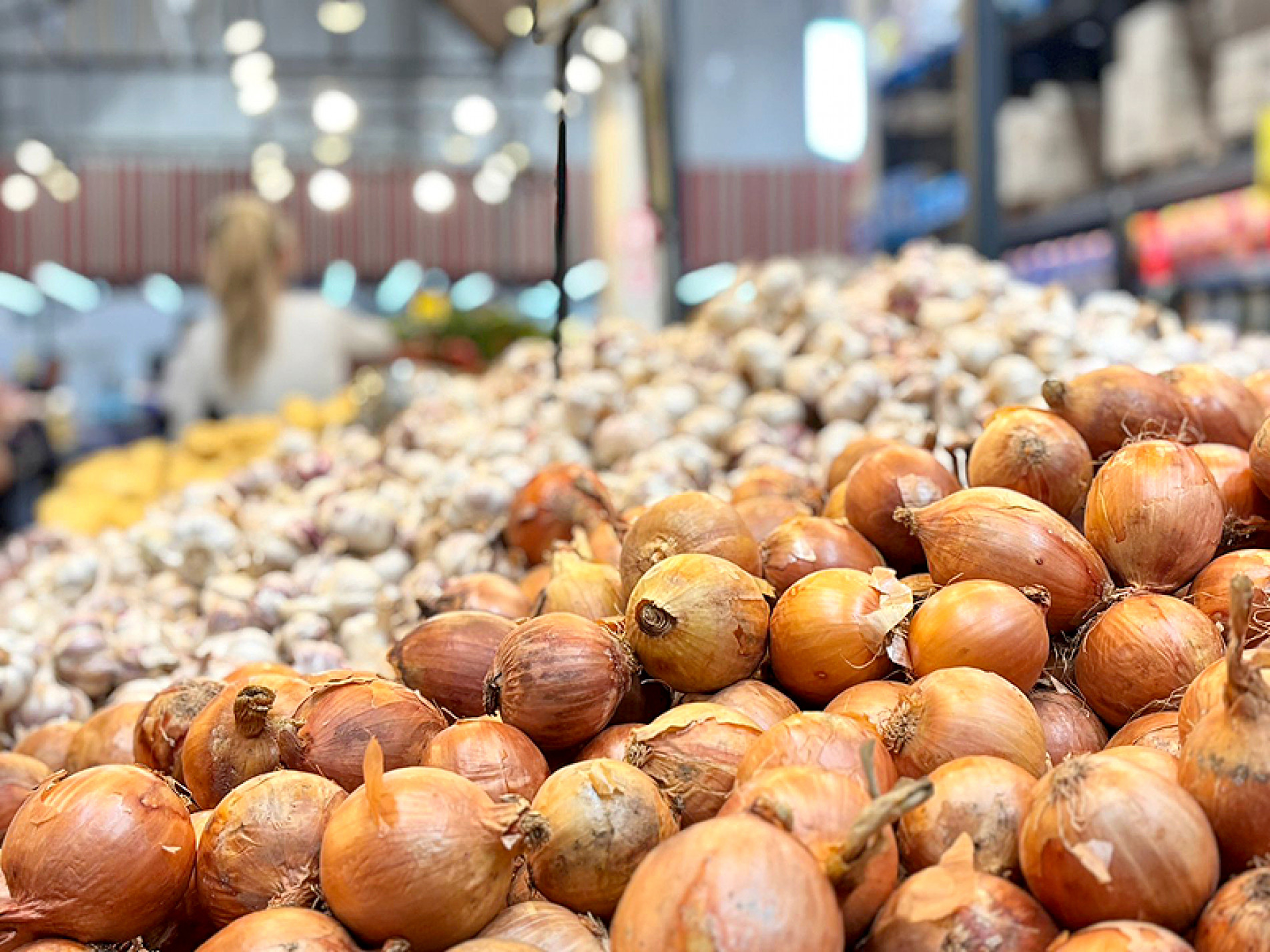  Quilo da cebola variou de R$ 1,95 a R$ 8,98
