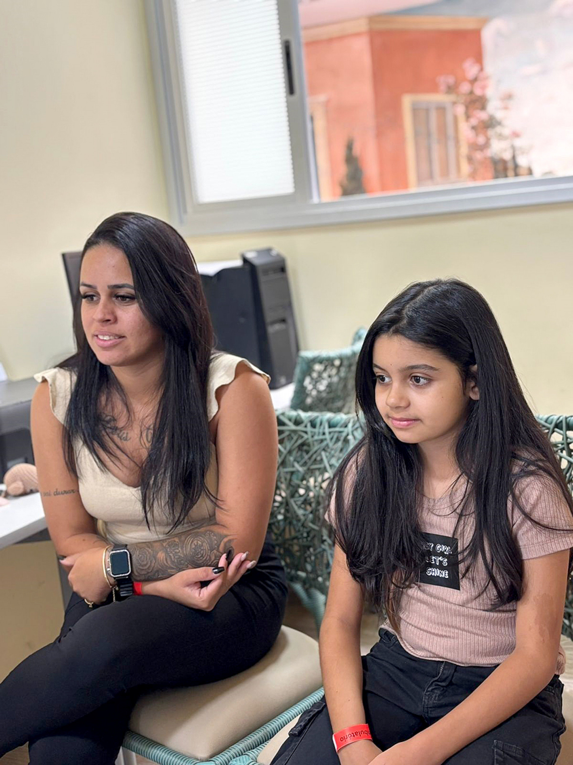 Andressa e a filha Ana
