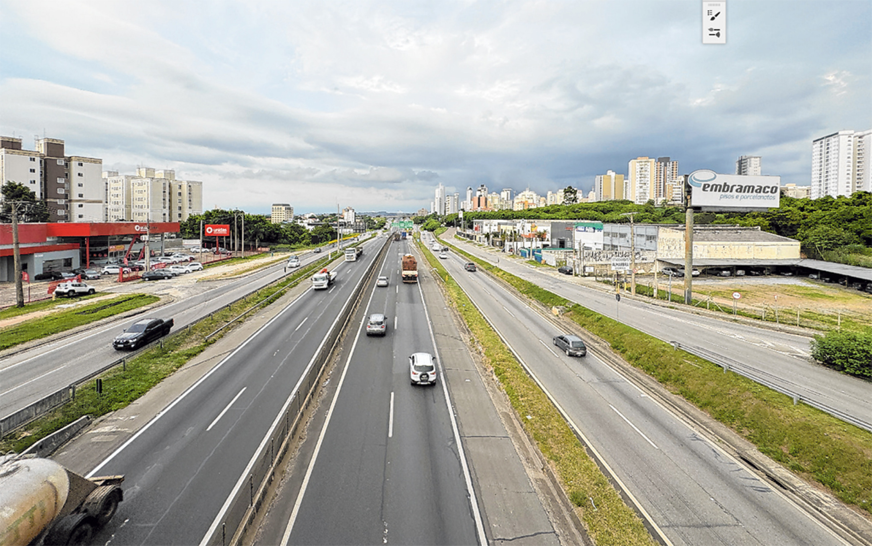 Dois dos quatro free flow desautorizados estavam previstos para o trecho da Raposo Tavares que corta Sorocaba

