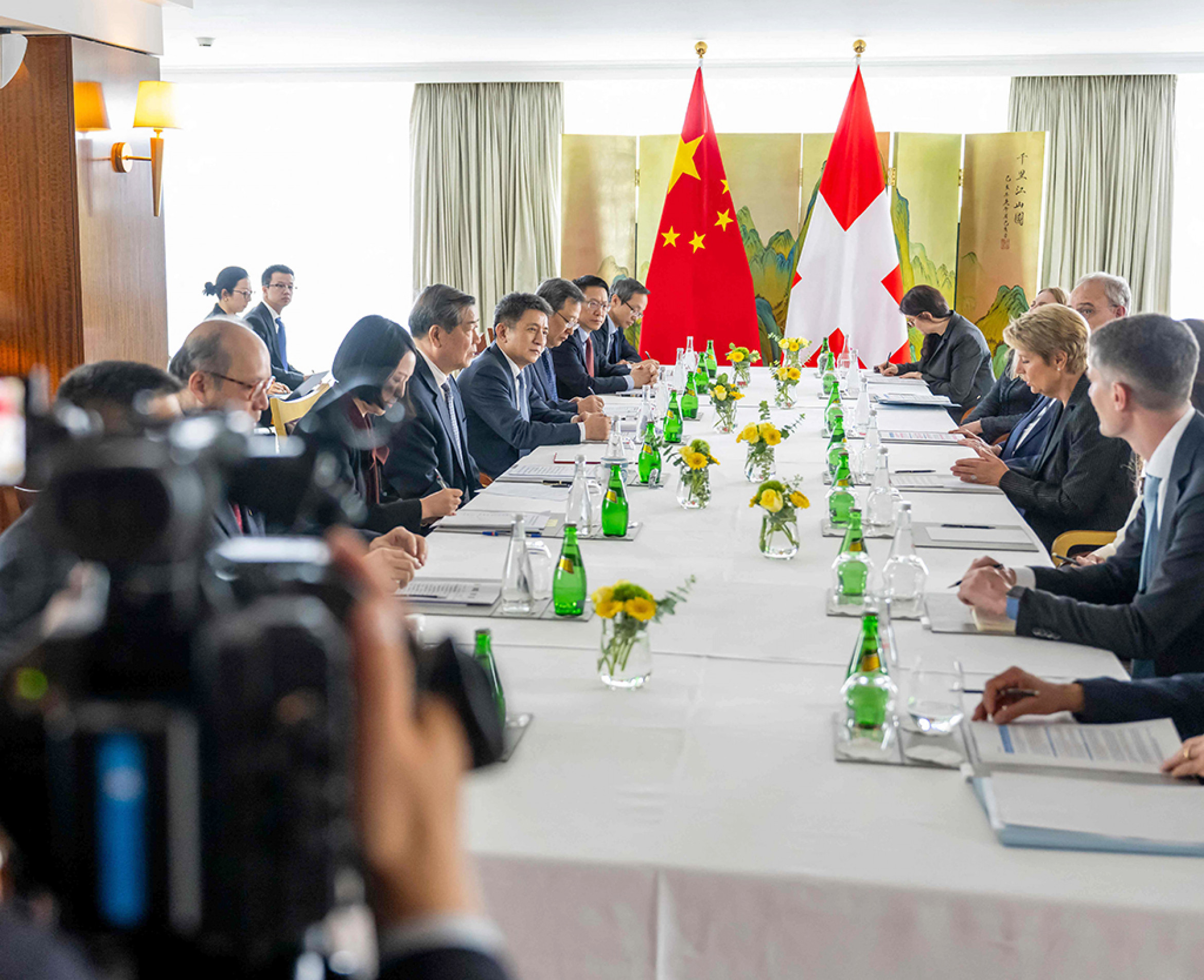 Chineses participaram do encontro em Genebra, na Suíça
