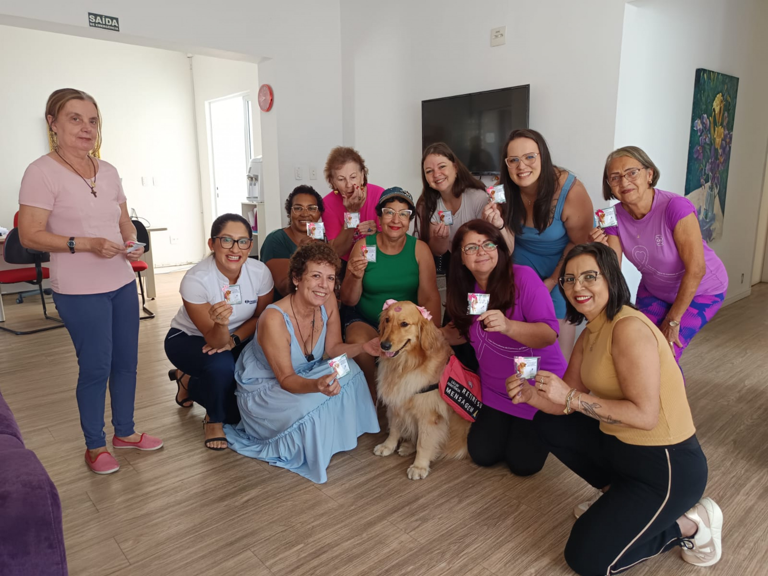 A Liga Sorocabana de Combate ao Câncer recebeu uma visita em comemoração ao Dia das Mães