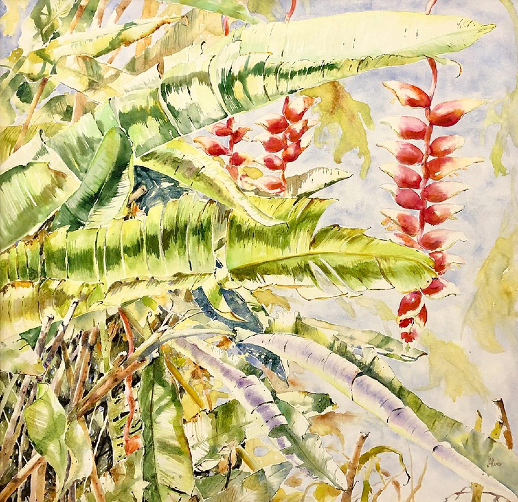 Nove trabalhos de Liliana Alves estão expostos 
