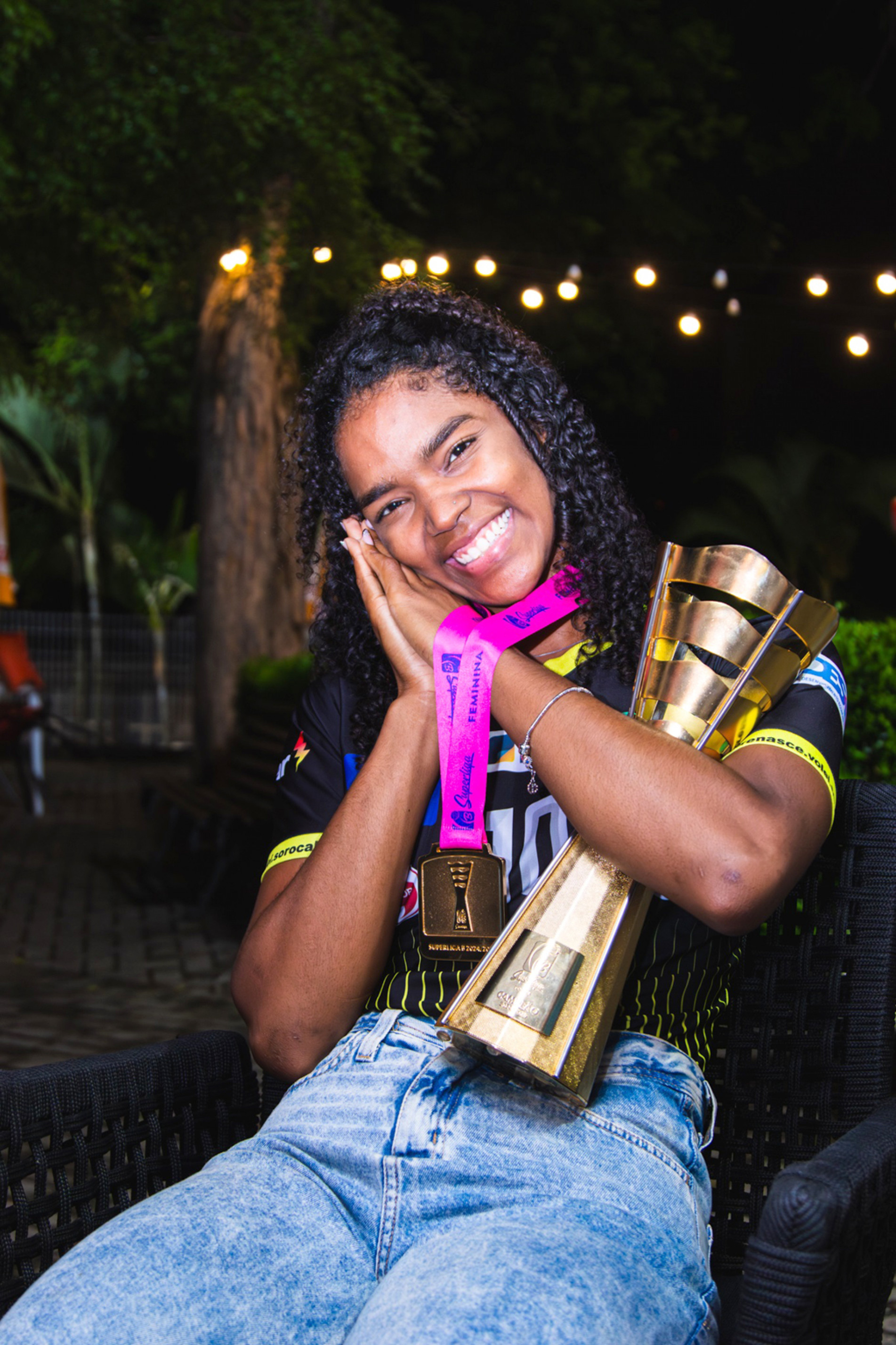 Camilly Salomé, 21 anos, foi um dos destaques da Superliga B
