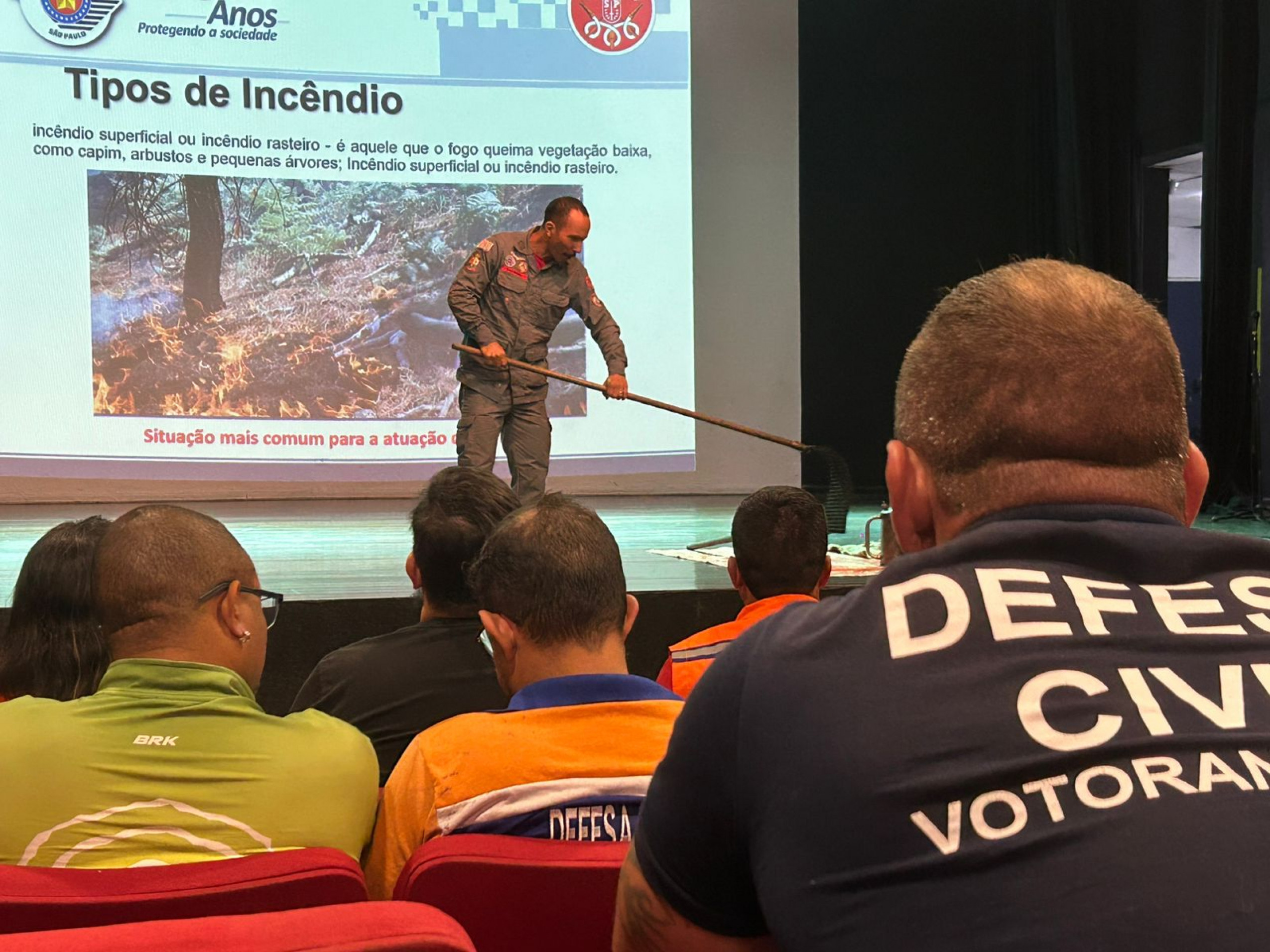 Os agentes tiveram oficinas, treinamentos e simulados voltados à prevenção e resposta rápida às ocorrências típicas da estiagem